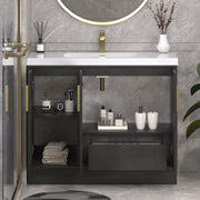 Moreno Bath BELLA-42R Bella 42" Freestanding Bathroom Vanity with Sink Top | Right Side Drawers - view 7