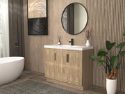 Moreno Bath BELLA-42R Bella 42" Freestanding Bathroom Vanity with Sink Top | Right Side Drawers - view 3
