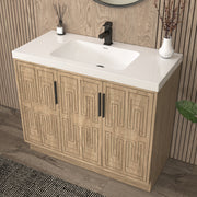 Moreno Bath BELLA-42R Bella 42" Freestanding Bathroom Vanity with Sink Top | Right Side Drawers - view 8