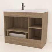 Moreno Bath BELLA-42R Bella 42" Freestanding Bathroom Vanity with Sink Top | Right Side Drawers - view 10