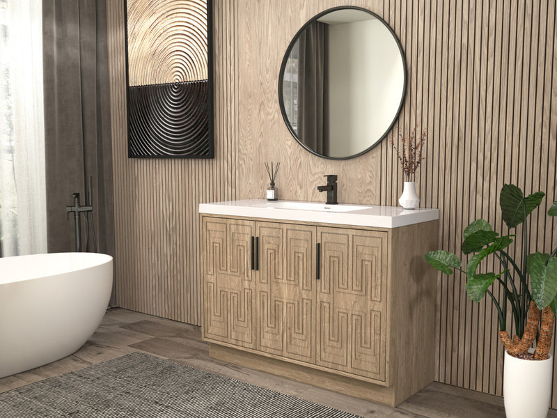 Moreno Bath BELLA-48 Bella 48" Freestanding Bathroom Vanity with Sink Top - view 3