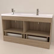 Moreno Bath BELLA-60D Bella 60" Freestanding Bathroom Vanity with Double Sink Top - view 5