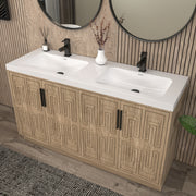Moreno Bath BELLA-60D Bella 60" Freestanding Bathroom Vanity with Double Sink Top - view 3