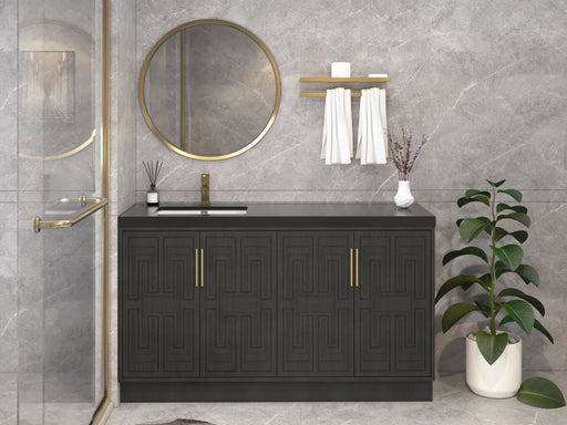 Moreno Bath BELLA-60SL Bella 60" Freestanding Bathroom Vanity - Left Side Sink