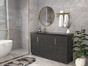 Moreno Bath BELLA-60SL Bella 60" Freestanding Bathroom Vanity with Single Sink Top | Left Side Sink - view 2