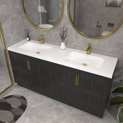 Moreno Bath BELLA-72D Bella 72" Freestanding Bathroom Vanity with Double Sink Top - view 5