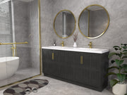 Moreno Bath BELLA-72D Bella 72" Freestanding Bathroom Vanity with Double Sink Top - view 3
