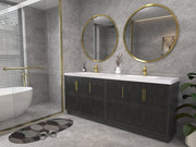 Moreno Bath BELLA-84D Bella 84" Freestanding Bathroom Vanity with Double Sink Top - view 4