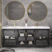 Moreno Bath BELLA-84D Bella 84" Freestanding Bathroom Vanity with Double Sink Top - view 9