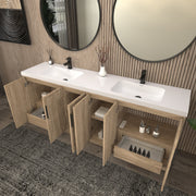 Moreno Bath BELLA-84D Bella 84" Freestanding Bathroom Vanity with Double Sink Top - view 6