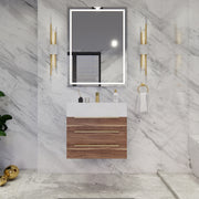 Moreno Bath BETHANY24 Bethany 24'' Floating Art Deco Bathroom Vanity Set with Reinforced Acrylic Sink Top - view 13