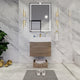 Moreno Bath BETHANY24 Bethany 24'' Floating Art Deco Bathroom Vanity Set with Reinforced Acrylic Sink Top