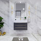 Moreno Bath BETHANY30 Bethany 30'' Floating Art Deco Bathroom Vanity with Reinforced Acrylic Sink Top