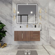 Moreno Bath BETHANY42-R Bethany 42'' Floating Art Deco Bathroom Vanity Set with Reinforced Acrylic Sink Top (Right Side Drawers) - view 11
