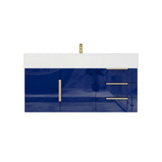 Moreno Bath BETHANY42-R Bethany 42'' Floating Art Deco Bathroom Vanity Set with Reinforced Acrylic Sink Top (Right Side Drawers) - view 9