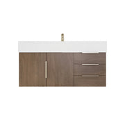 Moreno Bath BETHANY42-R Bethany 42'' Floating Art Deco Bathroom Vanity Set with Reinforced Acrylic Sink Top (Right Side Drawers) - view 10