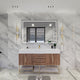 Moreno Bath BETHANYFS60S Bethany 60'' Freestanding Art Deco Bathroom Vanity Set with Reinforced Acrylic Single Sink Top