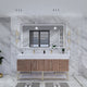 Moreno Bath BETHANYFS72DD Bethany 72'' Freestanding Art Deco Double Vanity with Double Sink Top