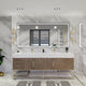 Moreno Bath BETHANYFS84DD Bethany 84'' Freestanding Double Art Deco Vanity with Double Sink Top