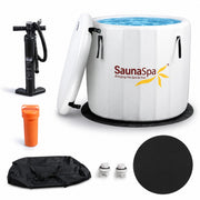 K-Plunge Arctic Fox 1-Person Inflatable Cold Plunge and Hot Tub in Gray