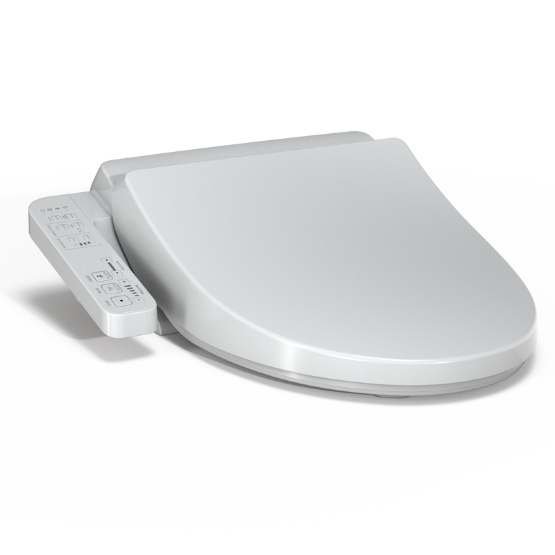 TOTO SW3004#01 WASHLET A2 Electronic Bidet Toilet Seat with Heated Seat and SoftClose Lid, Elongated, Cotton White