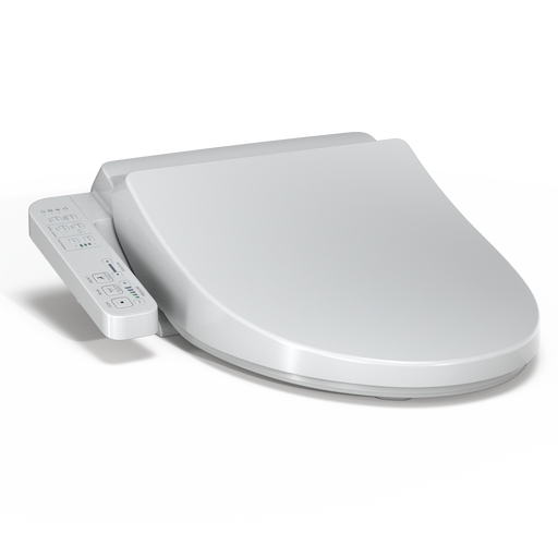 TOTO SW3004#01 WASHLET A2 Electronic Bidet Toilet Seat with Heated Seat and SoftClose Lid, Elongated, Cotton White