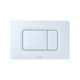 TOTO YT920#WH Dual Flush Rectangle Push Button Plate for Select DuoFit In-Wall Tank Unit, White Matte