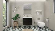 Moreno Bath MOB30 Bohemia Lina 30" Floating Bathroom Vanity with Reinforced Acrylic Sink Top - view 5