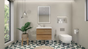 Moreno Bath MOB30 Bohemia Lina 30" Floating Bathroom Vanity with Reinforced Acrylic Sink Top - view 6