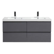 Moreno Bath MOB48D Bohemia Lina 48" Floating Double Bathroom Vanity with Reinforced Acrylic Double Sink Top - view 3