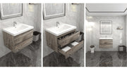 Moreno Bath BOW30 BOW 30" FLOATING BATHROOM VANITY WITH REINFORCED ACRYLIC SINK - view 5