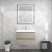 Moreno Bath BOW30 BOW 30" FLOATING BATHROOM VANITY WITH REINFORCED ACRYLIC SINK - view 4