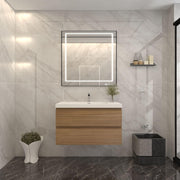 Moreno Bath BOW36 BOW 36" FLOATING BATHROOM VANITY WITH REINFORCED ACRYLIC SINK - view 2