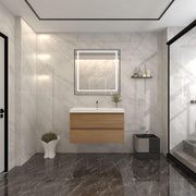 Moreno Bath BOW36 BOW 36" FLOATING BATHROOM VANITY WITH REINFORCED ACRYLIC SINK - view 6