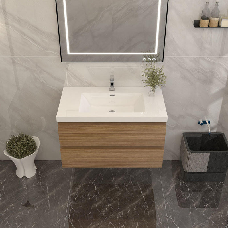 Moreno Bath BOW36 BOW 36" FLOATING BATHROOM VANITY WITH REINFORCED ACRYLIC SINK - view 5