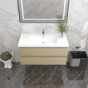 Moreno Bath BOW42 BOW 42" FLOATING BATHROOM VANITY WITH REINFORCED ACRYLIC SINK - view 8