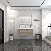 Moreno Bath BOW42 BOW 42" FLOATING BATHROOM VANITY WITH REINFORCED ACRYLIC SINK - view 6
