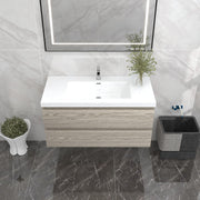 Moreno Bath BOW42 BOW 42" FLOATING BATHROOM VANITY WITH REINFORCED ACRYLIC SINK - view 7