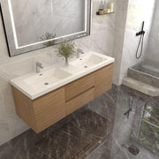 Moreno Bath BOW60D BOW 60" FLOATING BATHROOM VANITY WITH DOUBLE REINFORCED ACRYLIC SINK - view 7