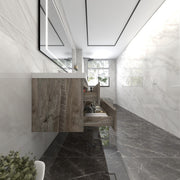 Moreno Bath BOW84 BOW 84" FLOATING BATHROOM VANITY WITH REINFORCED ACRYLIC DOUBLE SINK - view 9
