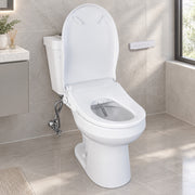 Anzzi TL-AZEB106UWH Electric Bidet Seat with Heated Seat, Warm Water, Rear and Lady Wash, Air Dryer, Self Cleaning Nozzl