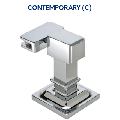 Afina RM-624 Radiance 24" W x 30" H Rectangular Frameless Bevel Mirror with Decorative Tilt Brackets - view 4