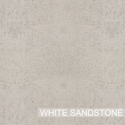 Brant Oval Cast Concrete Vessel Sink - White Sandstone