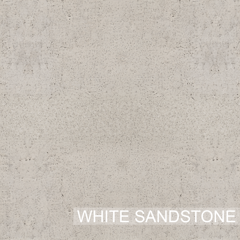 Brant Oval Cast Concrete Vessel Sink - White Sandstone
