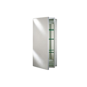 Afina SD1530RBRD Broadway 15" W x 30" H Single Door Recessed Medicine Cabinet