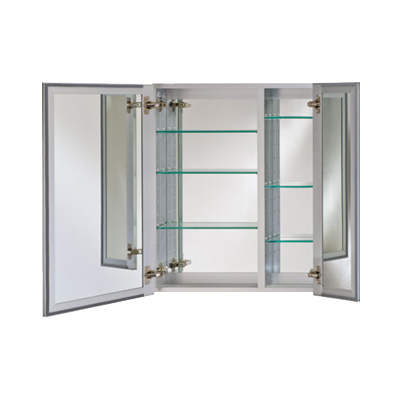 Afina DD2830RBRD Broadway 28" W x 30" H Double Door Recessed Medicine Cabinet