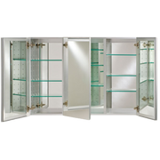 Afina TD3630RBRD Broadway 36" W x 30" H Triple Door Recessed Medicine Cabinet