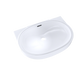 TOTO LT546G#01 Oval 19-11/16" x 13-3/4" Undermount Bathroom Sink with CEFIONTECT, Cotton White