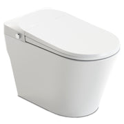 Anzzi ENVO Echo Elongated 1.28 GPF Smart Bidet Toilet with Auto Open, Auto Close, Auto Flush, and Heated Seat in White