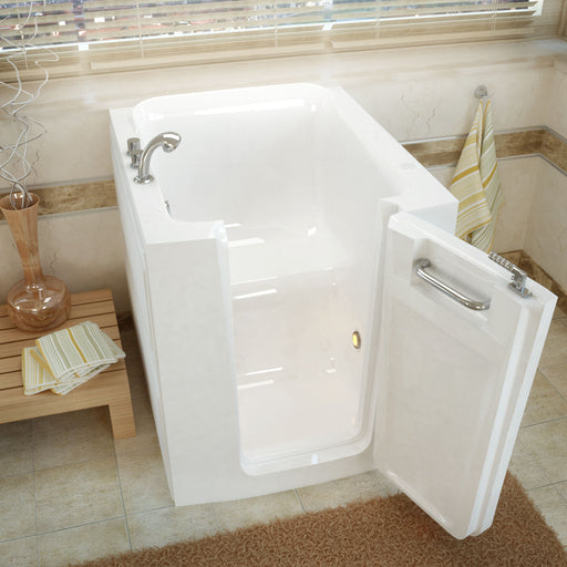 Meditub 3238RWS Walk-In 32 x 37 Right Door White Soaking Walk-In Bathtub